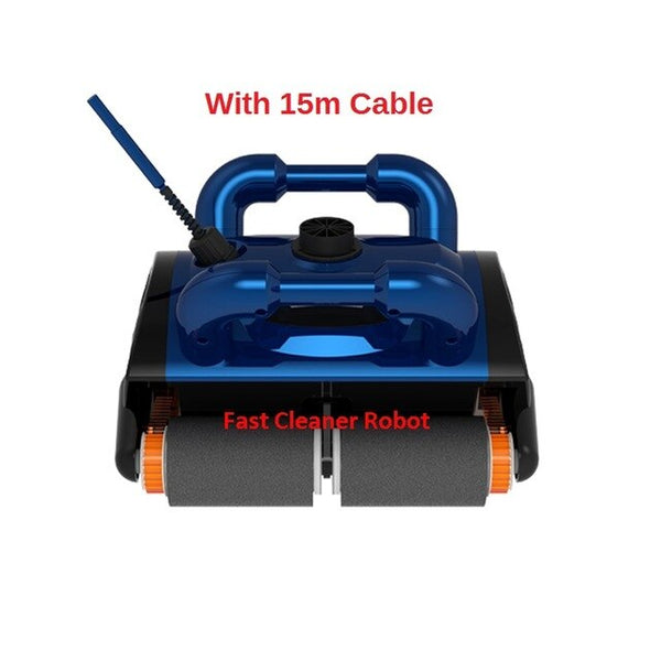 White Color Robotic pool cleaner ,swimming pool robot vacuum cleaner,swimming pool cleaning equipment with caddy cart