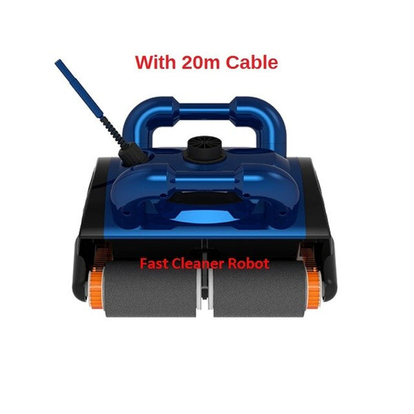 White Color Robotic pool cleaner ,swimming pool robot vacuum cleaner,swimming pool cleaning equipment with caddy cart
