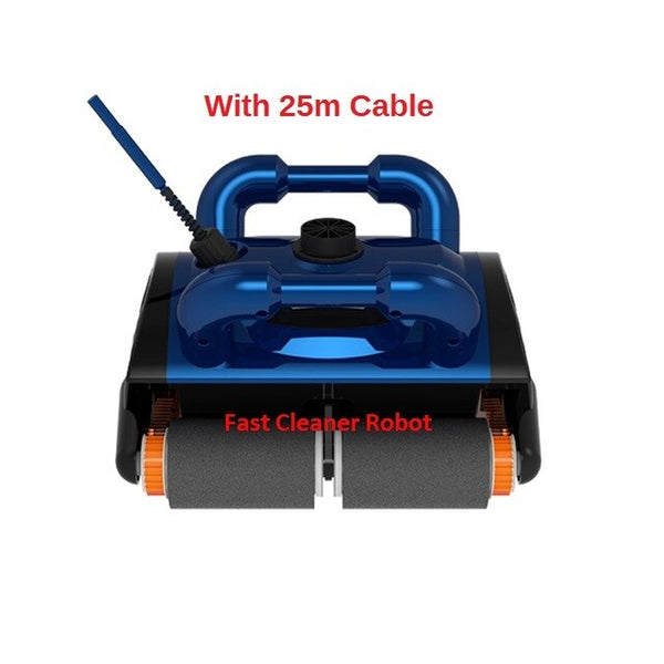 White Color Robotic pool cleaner ,swimming pool robot vacuum cleaner,swimming pool cleaning equipment with caddy cart