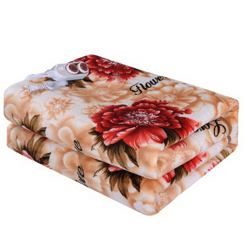110645/Double double thermostat/safe waterproof/home bed/thickened flannel electric mattress/Electric blanket/Random Color