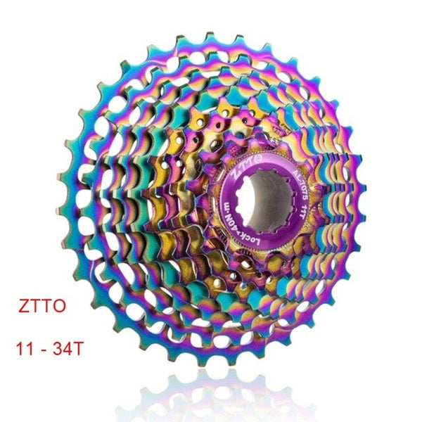 ZTTO New Road Bike11S SLR2 Cassette Ultralight 11-28T Colorful Random Freewheel 11-36T Steel CNC 11 Speed K7 Road Gravel Bike