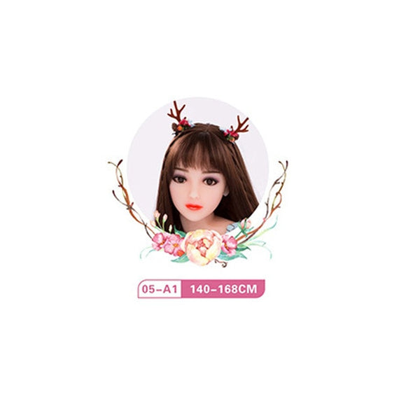 Sex Doll Head for 140cm to 168cm Random gift Wig for love doll Head for silicone sex dolls, fit love dolls head lifelike hair