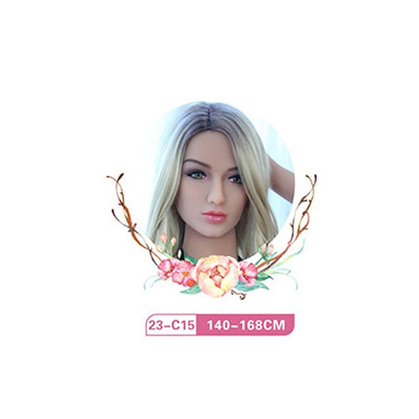 Sex Doll Head for 140cm to 168cm Random gift Wig for love doll Head for silicone sex dolls, fit love dolls head lifelike hair