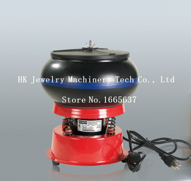 Jewelry equipment Vibrating Tumbler, Tumbling Polishing machine, Jewelery Polisher, Color randomization black or mint green