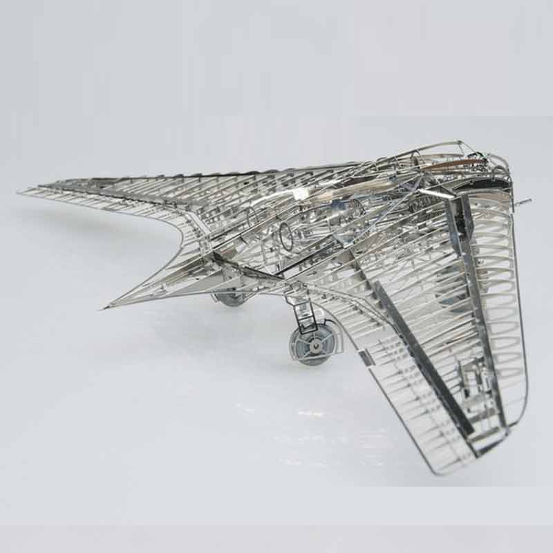 All-metal Alloy Assembly Model 1/72 Germany Horton Ho-229 Stealth Fighter Skeleton Adult Puzzles Toys With Puzzle Random Gift