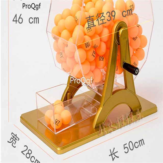 Ngryise 1Pcs A Set Party Use Lottery Machine 46*50cm with 20pcs random color ball