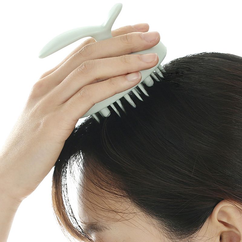 Shampoo Massage Brush Hair Washing Scalp Cleaning Bath Shower Adult Kids Pets Home Travel Random Color R3MF