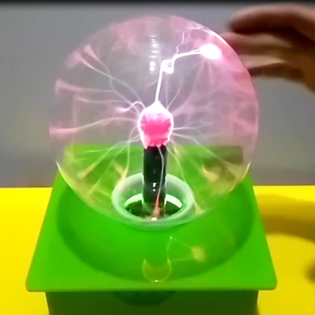 Glow Ball Instrument Science Experiment Toy Science Optical Science Toys Early Development Toy Model EU/ US Plug -  Random Color