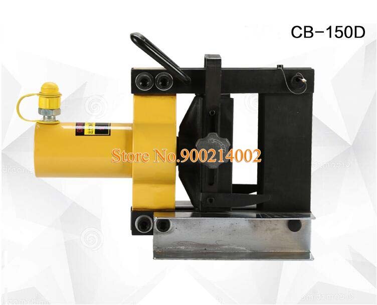 CB-150D Hydraulic Copper Busbar Bender Tool Aluminum Metal Hydraulic Bending Machine 16T 150mm (Yellow/Red Random Color)