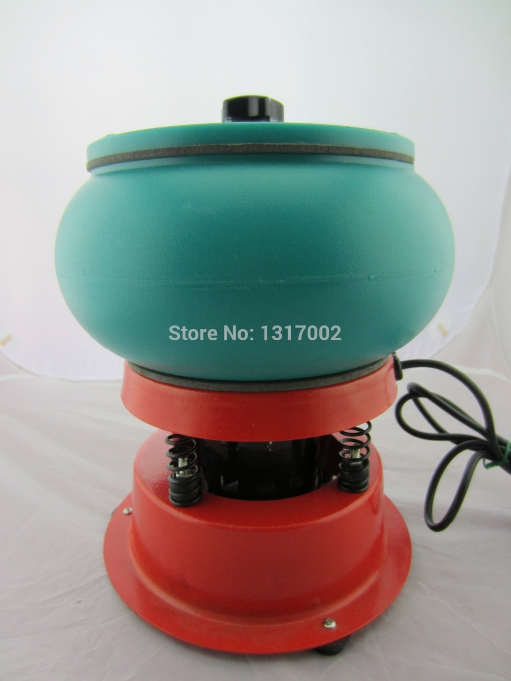 Vibrating Tumbler, Tumbling Polishing machine, Jewelery gold silver gemstone Polisher, Color randomization black or mint green