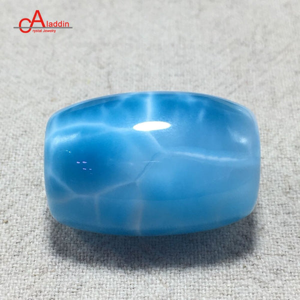 Aladdin 2019 Fine Gem New Larimar Barrel Beads for Jewelry Necklace or Bracelets Making to lover Mom Gift