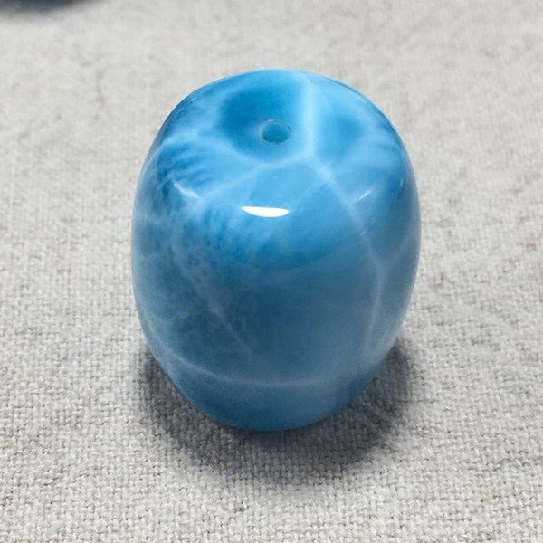 Aladdin 2019 Fine Gem New Larimar Barrel Beads for Jewelry Necklace or Bracelets Making to lover Mom Gift