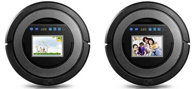 1pc Robot Vacuum Cleaner Wireless Cleaning Multi-functional Sweeper Ultrasonic Wall 2 Rolling Brushes Colorful Mopping QQ5(EV01)