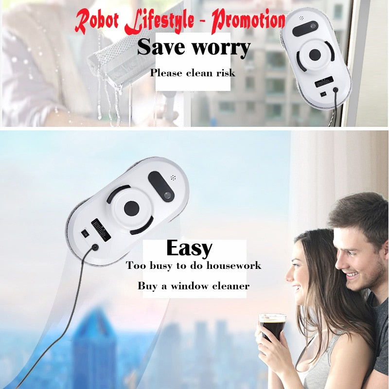 window robot Auto Clean Anti-Falling Smart Window Glass Cleanr Robot Window Cleaner Christmas gift magnetic robot window cleaner