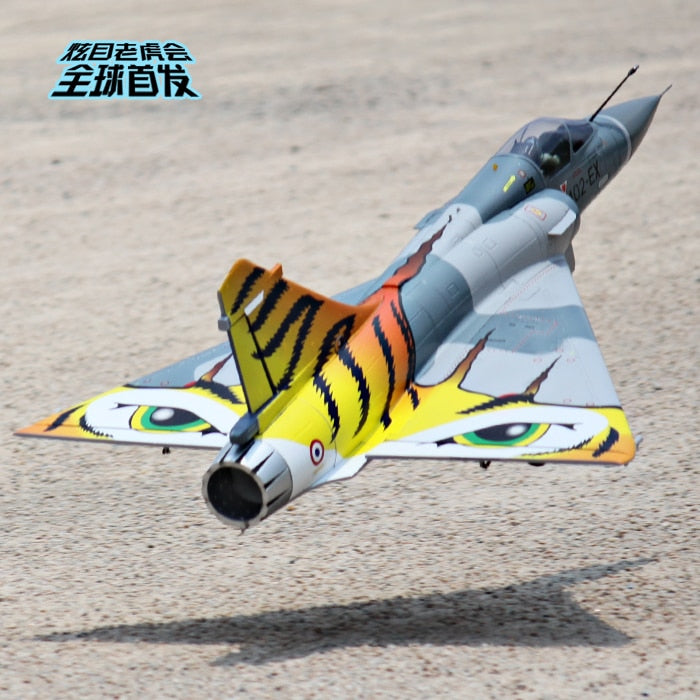 Freewing rc plane Mirage2000 80mm edf jet PNP Tiger color