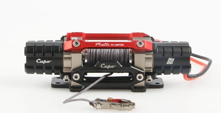 Capo C2 MASTER Redio Controlled Duel Power winch For Capo CD15823 1:8 SCALE JK Rock Crawler RC 1/10 Tamiya RC4 SCX10 D90