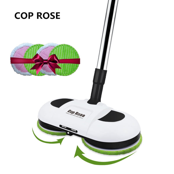 Cop Rose Original Electric Mop Wireless Handheld Wiper Washers Wet Mopping Robot Floor Mop Machine with LED Light Women Gift