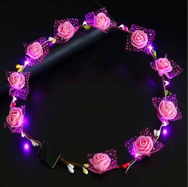 200PCS Creative Luminous Necklace Toys Party Light Up Flashing Cartoon Led Necklace Girls Baby Toy Gifts Light-up Toys Randomly