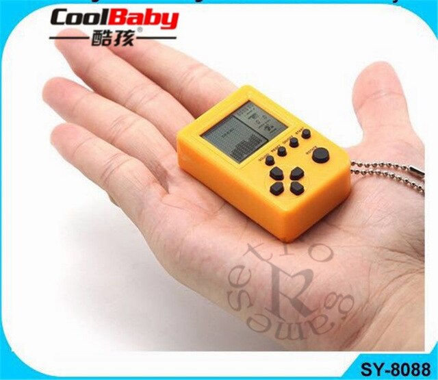 Game Consoles Retro Mini Puzzle Children Russian Box Game Console Portable LCD Players Educational Electronic Toys Random Color