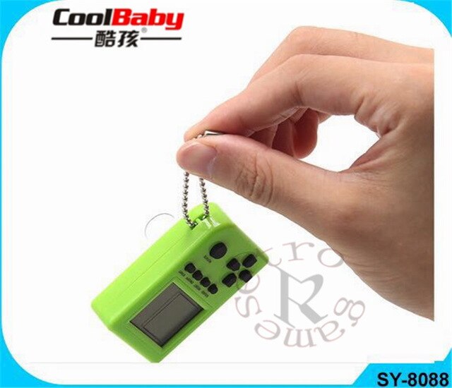 Game Consoles Retro Mini Puzzle Children Russian Box Game Console Portable LCD Players Educational Electronic Toys Random Color