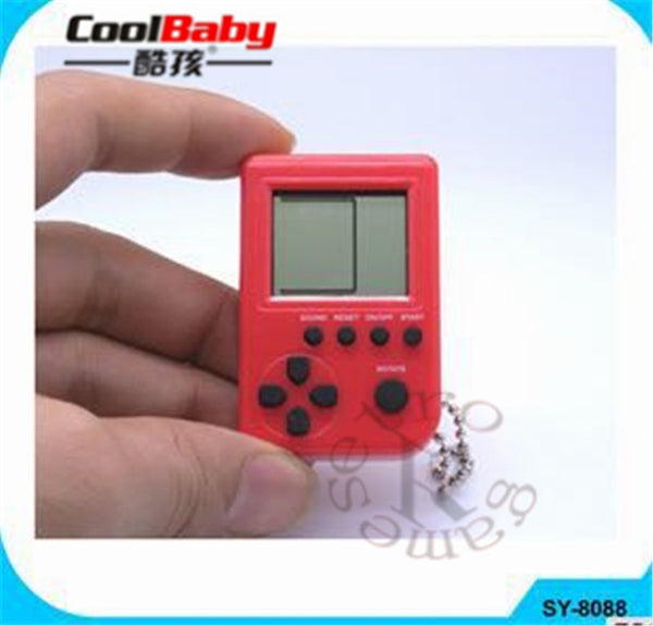 Portable Game Consoles Retro Mini Puzzle Children Russian Box Game Console Random Color LCD Players Educational Electronic Toys