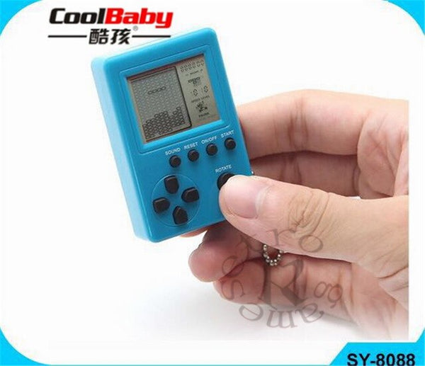 Portable Game Consoles Retro Mini Puzzle Children Russian Box Game Console Random Color LCD Players Educational Electronic Toys
