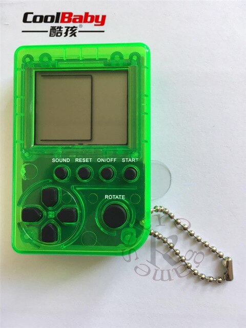 Portable Game Consoles Retro Mini Puzzle Children Russian Box Game Console Random Color LCD Players Educational Electronic Toys