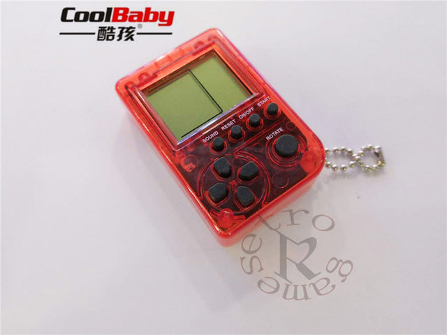 Portable Game Consoles Retro Mini Puzzle Children Russian Box Game Console Random Color LCD Players Educational Electronic Toys