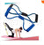100pcs random color Resistance Training Bands Tube Workout Exercise for Yoga 8 Type Fashion Body Building Fitness Equipment Tool