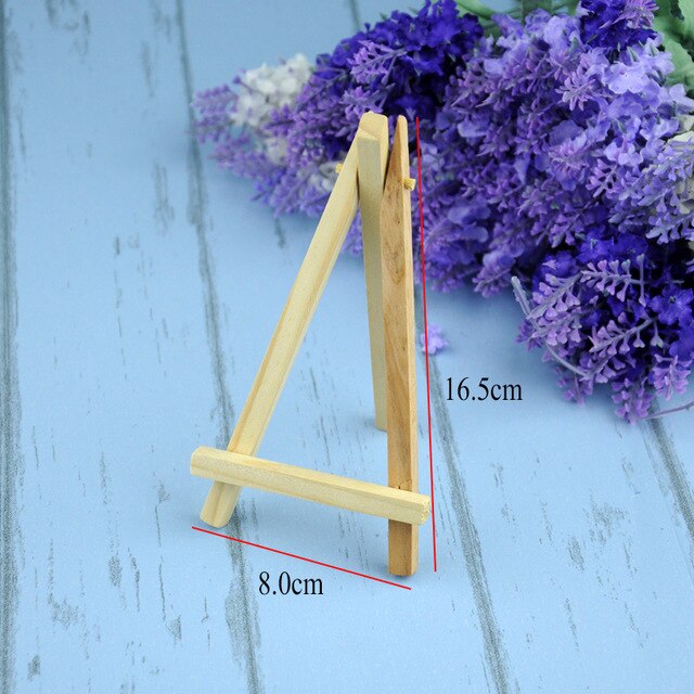 Nature Wooden Photo Shelf Mini Easel Send Card at Random for Photo photography Props Room Home Wedding Decoration Items
