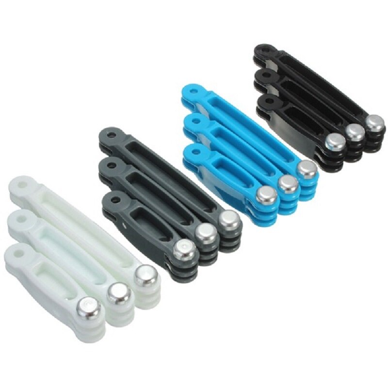 3-in-1/set Extension Arm Pole Mount Helmet for Gopro HD Hero 4 3+ 3 2 1 Random Color