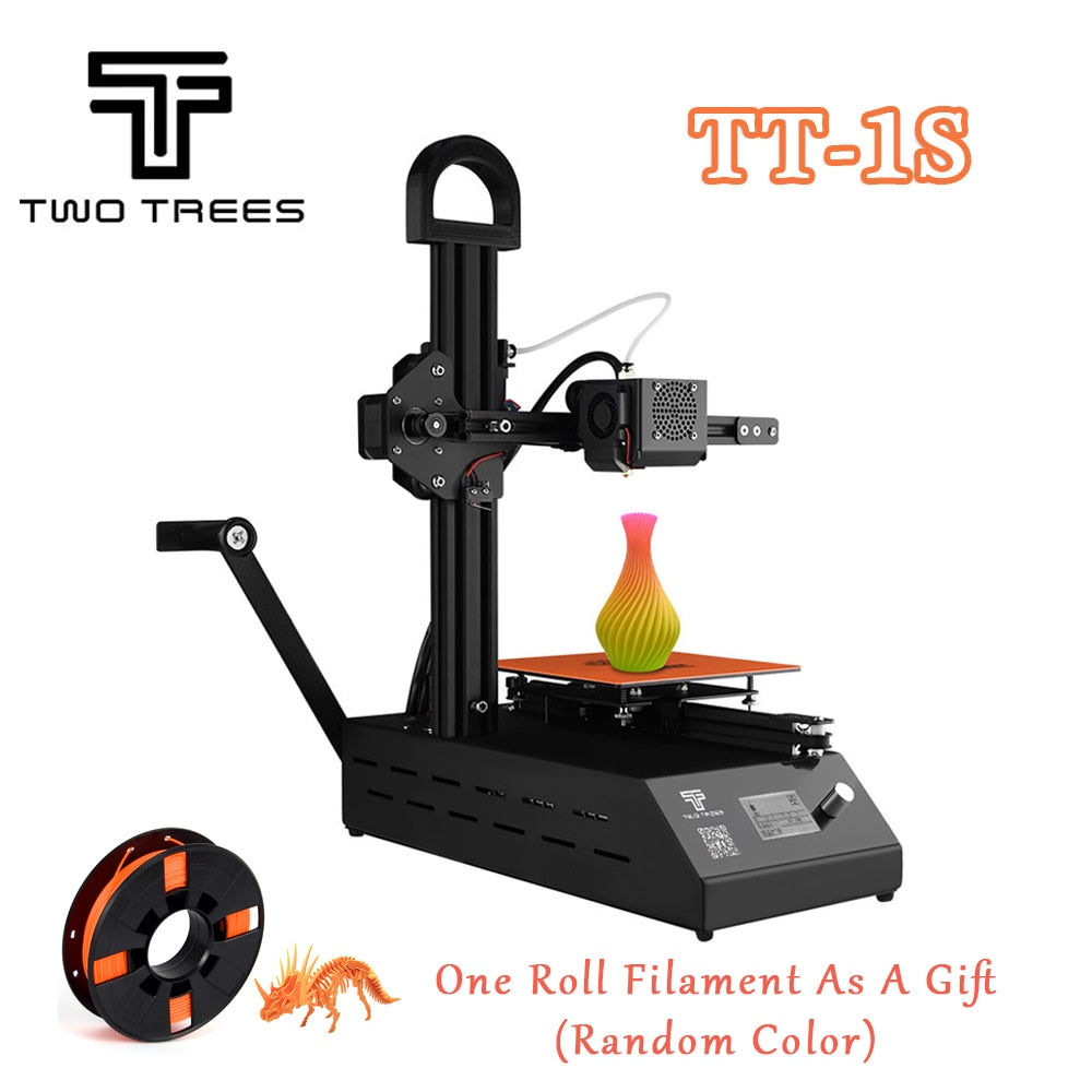 New DIY TT-1s Mini 3D printer 220V/110V Universal Made from CN Fully Assembled supplied with 0.2kg Filament in random color